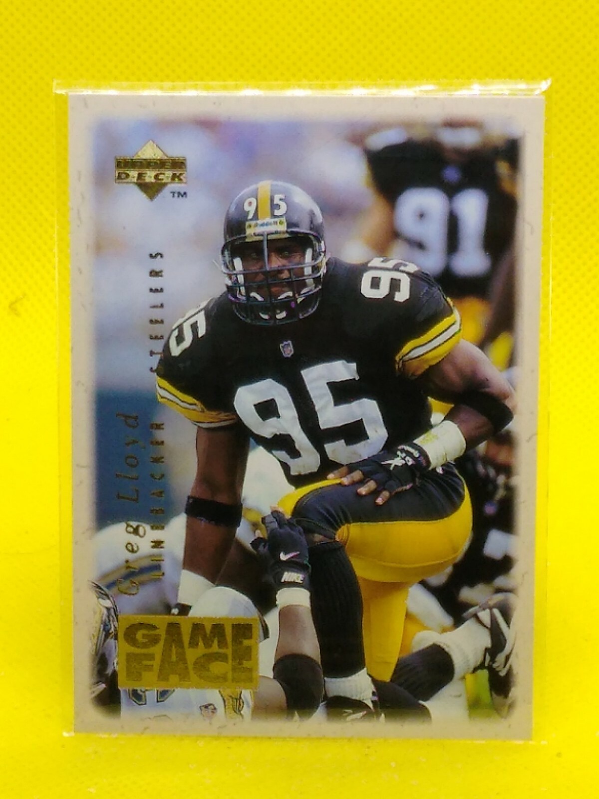 Greg Lloyd 1996 Upper Deck GAME FACE #GF6