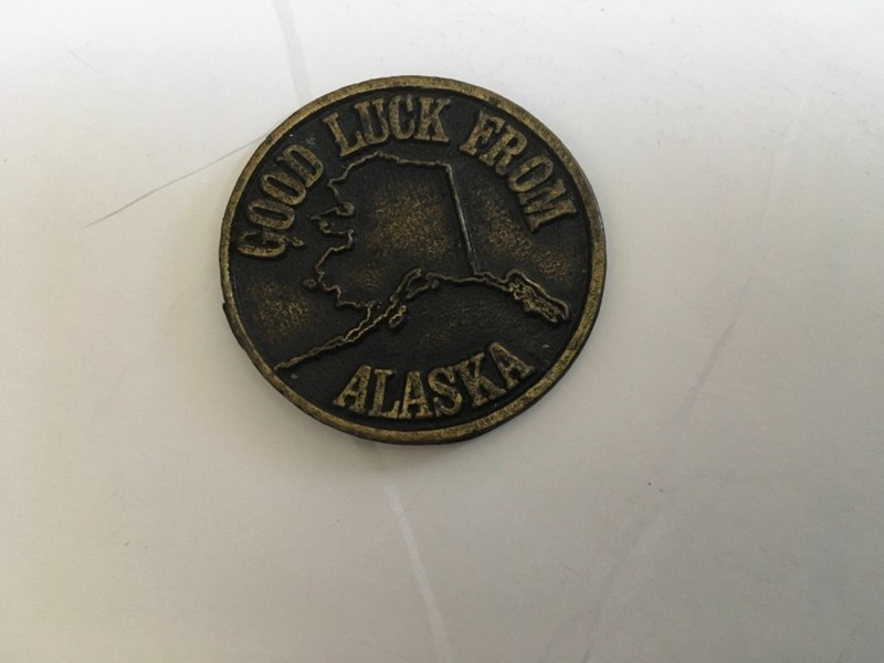 Good Luck From Alaska "Don't Eat the Yellow Snow" Souvenir Token