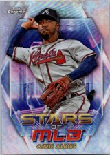 2023 TOPPS SERIES 1 BASEBALL #SMLBC-29 OZZIE ALBIES STARS OF THE MLB CHROME