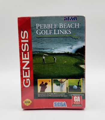 Pebble Beach Golf Links [Cardboard Box]  (SEGA Genesis) New SEALED Rare Version
