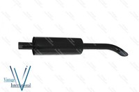 Auspuff EndschalldäMpfer Langer Schwarz FüR Ford 3600 3610 Traktor @Uk