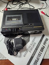 Clean Rebuilt Marantz PMD221 Full  1/2 Speed Cassette Recorder W/Manual  Adpt