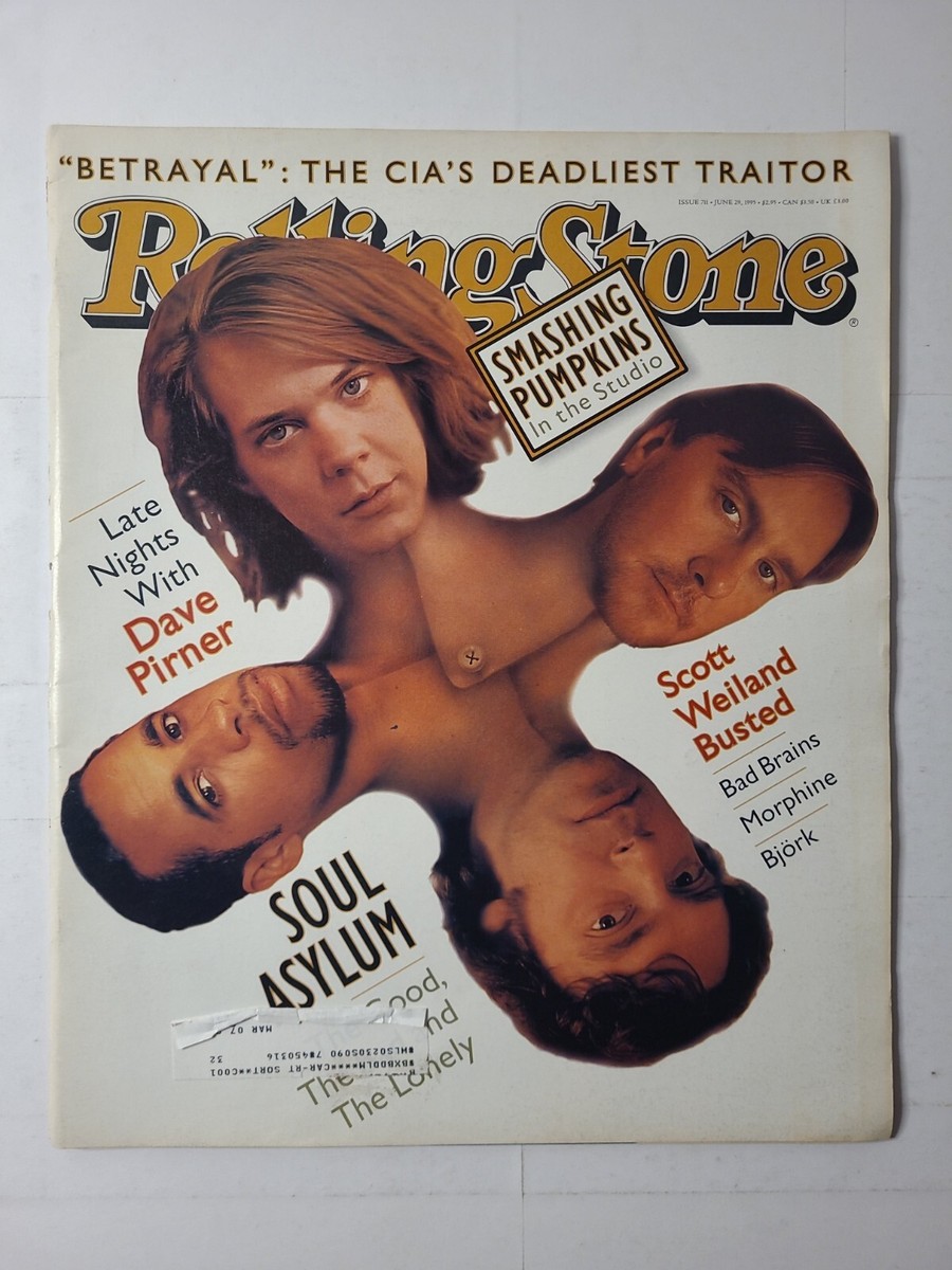 ROLLING STONE Magazine Scott Weiland & Smashing Pumpkins June 1995