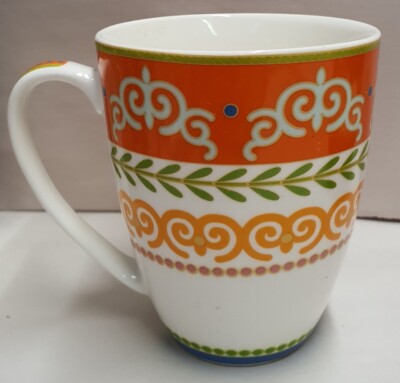 Maxwell & Williams Vivacious Orange Coffee Mug Designed by Claire Chilcott c2012