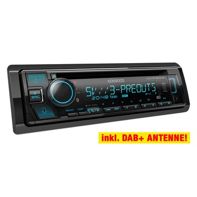 KENWOOD KDC-BT960DAB Auto Radioset für SKODA Rapid ab 2012 (Nexxus)
