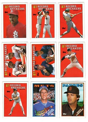 1988 Topps Baseball Trading Cards You Pick / Choose From List #s 1 - 250 / mb50