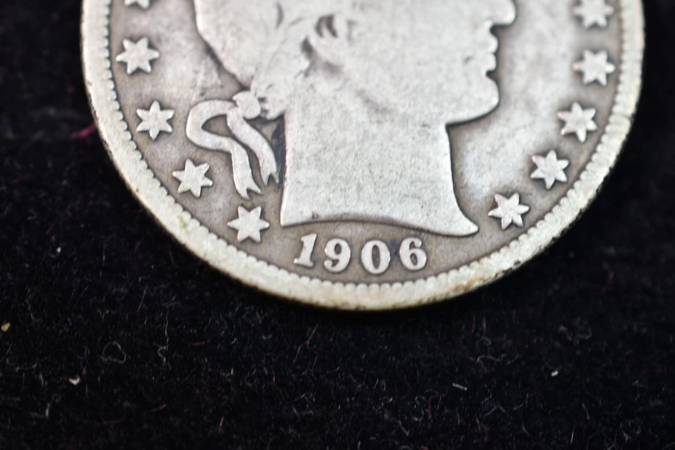 US  1906 D    BARBER  HALF-DOLLAR - Image 4 of 4