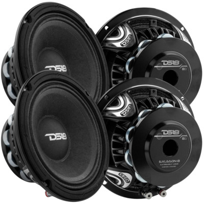 4x DS18 6.5'' Neodymium Midrange Speakers - 6XL650N-8 325W Rms 8-ohm Loudspeakers