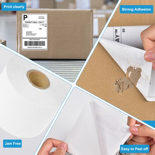 Shipping Address Thermal Labels Fits DYMO LabelWriter 400 450 Duo Turbo 4XL - Picture 6 of 24