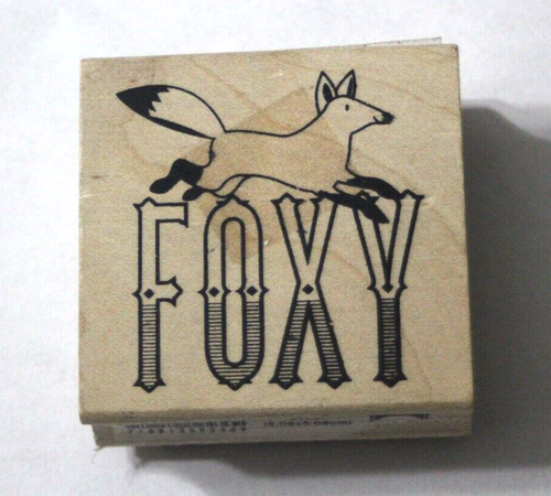Foxy Jumping Fox 2" Stempel 2019 American Crafts 359236
