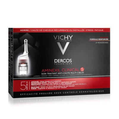 Dercos Technique Aminexil Clinical 5 Uomo Vichy 21x 6ml