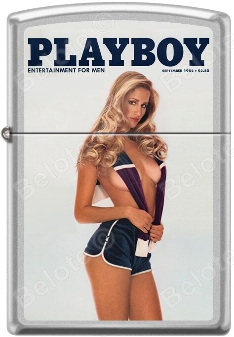 Zippo Playboy September 1982 Cover Satin Chrome Windproof Lighter NEW RARE. Available Now for 20.13