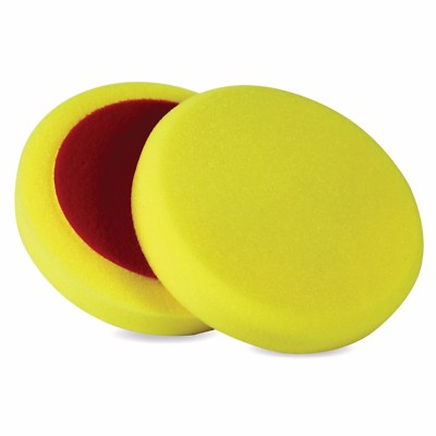 Fast Fit Polierpads 150x30mm (6'' x 1,25'') x 2 gelb Klett Autobright