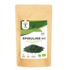 Spiruline Bio en Paillettes - Conditionné en France - Vegan - 300 g