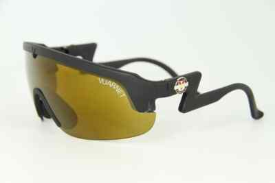 Vuarnet Matte Black Sport Cycling Biking Ski Goggles Sunglasses Brown Lens