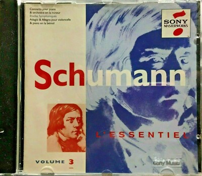Schumann L'Essential Volume 3 Sony Masterworks CD Great shape.