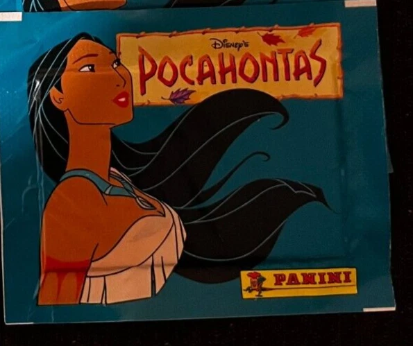 1 PACKET POCHETTE TUTEN BUSTINA PANINI POCAHONTAS DISNEY 1995 RARE COLLECTOR - Photo 1/1