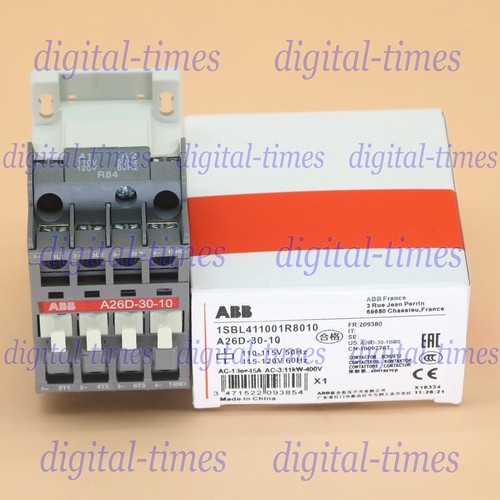 Brand New ABB A26D-30-10 110V AC Contactor Free Shipping - Picture 1 of 9