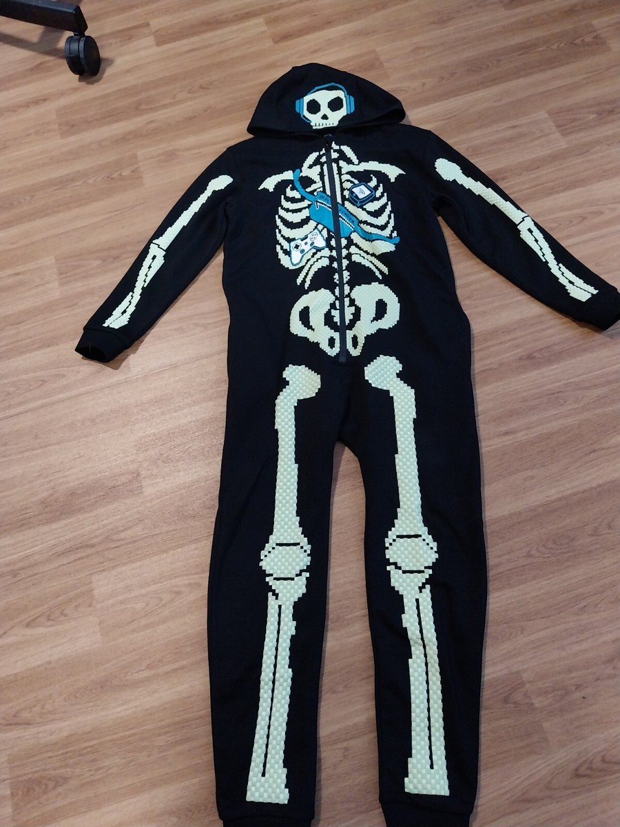 Gamer Skeleton One Piece Pyjama Dress George