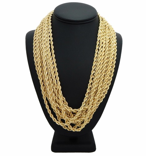 Nuevo Cadena de Cuerda Hombre de 12 Piezas 5mm 8"" 24"" 30"" pulgadas Lote al Mayorista | eBay