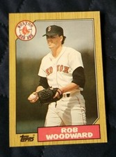 1987 Topps #632 Rob Woodward Boston Red Sox 