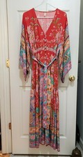 Spell Lotus Kimono Gown Size Medium