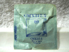 GS CMX317-5 Watch Crystal Fit Gruen 659/3351 - 20.4 x 18.5 mm Replacement Repair