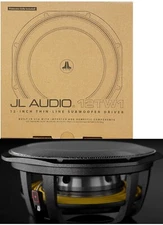 JL Audio 12" 600w 2-Ohm Subwoofer 12TW1-2 Shallow Mount Component Sub 300w RMS