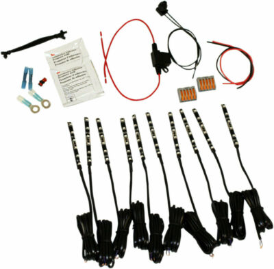 Custom Dynamics MagicFLEX2 LED Engine Kit Red For Sport Bike 2040-1565