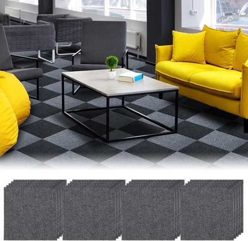 Self Adhesive Carpet Tiles 30x30cm Easy to Peel & Stick Floor Tile Home Non-Slip