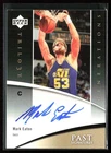 Mark Eaton 2006-07 Upper Deck Trilogy Generations Past Signatures Auto #PS-ME