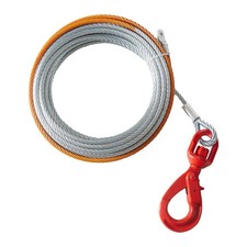 5075100ft Galvanized Steel Winch Cable 38in Breaking Strength Wire Winch Rope 5075100ft Galvanized Steel Winch Cable 38in Breaking Strength Wire Winch Rope