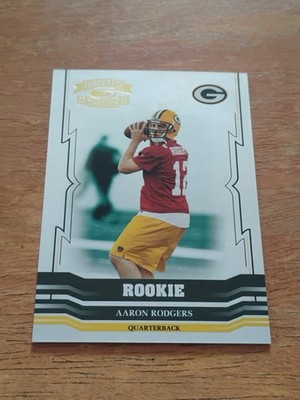 2005 Donruss Throwback Threads Rookie Aaron Rodgers #192 Foil Rookies /999 (RC)