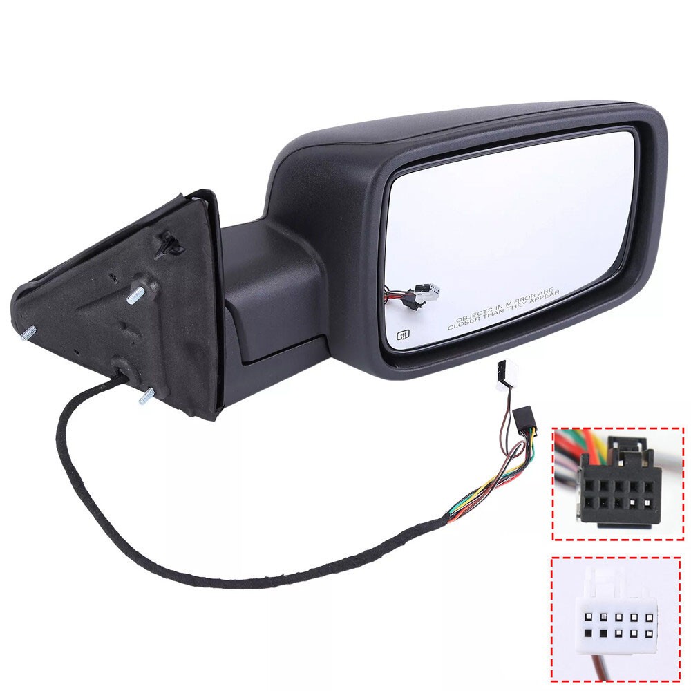 Right/Passenger For 2013-2019 Dodge Ram 1500 Manual Fold + Heated Power Mirror