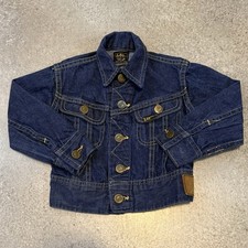 True Vintage 60s Lee Riders 109-JB Sanforized Denim Jacket Size 4 Western Dark