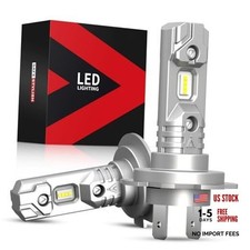 LASFIT BEAM H-7 Bulb, 6000K White Bright H-7 Light Bulb, 1:1 Mini Size, No