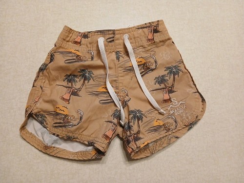 Seaesta Surf Boys Board Shorts 4T SpongeBob Squarepants Patrick Surf Brown