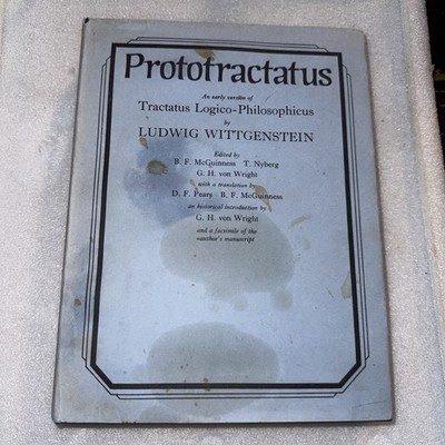 PROTOTRACTATUS AN EARLY VERSION OF TRACTATUS Logico-philosophicus