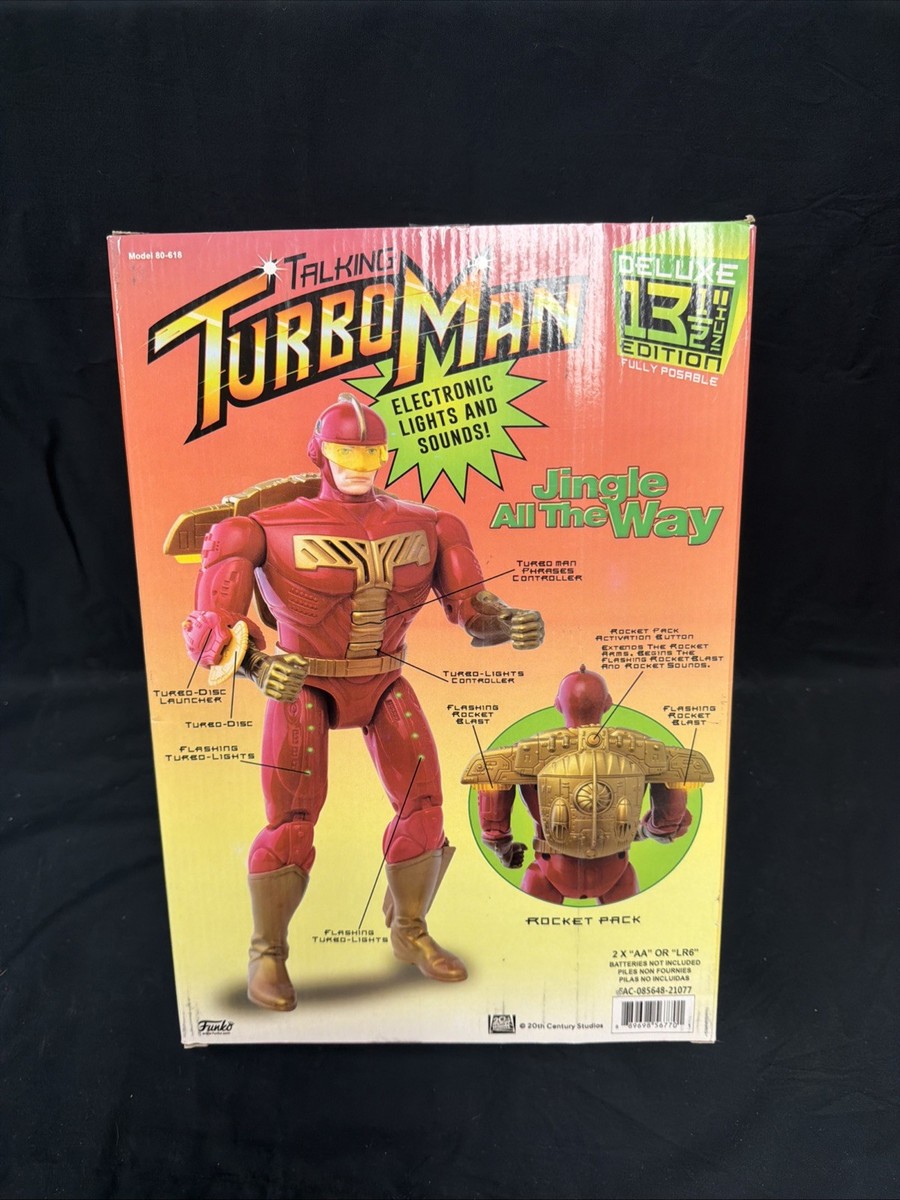 Funko 80-618 Talking Turbo Man Jingle All The Way Action Figure