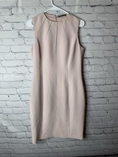 Elie Tahari Frieda Sheath Dress Dusty Pink Size 8 Teacher Designer Business