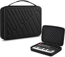 Estuche semi-duro negro para teclado AKAI Alesis avec ranura para cable y viajes