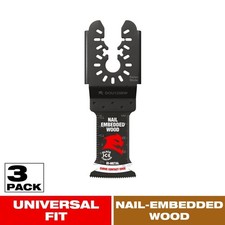 1-1/4"Demo Demon Universal Fit Bi-Metal Oscillating Tool Blades for Nail-Embedde