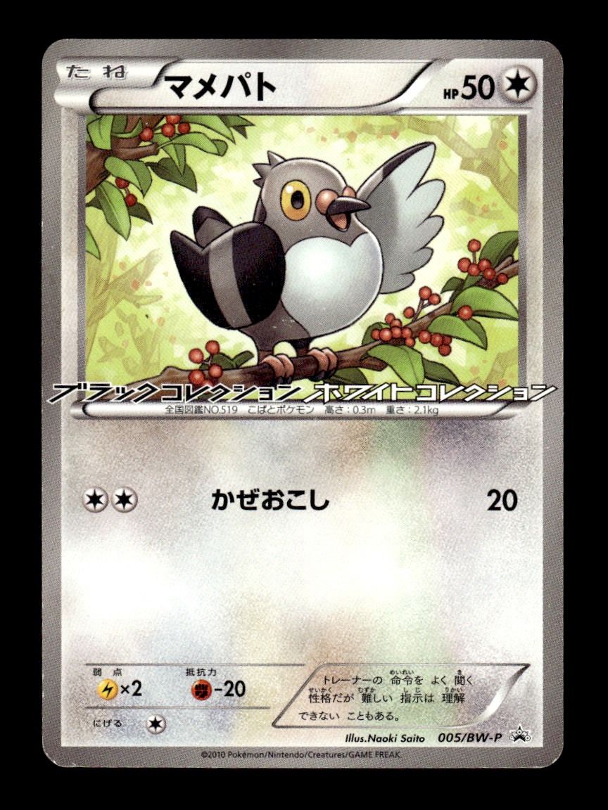 Pidove 005/BW-P Promo Japanese Pokemon Card ~ MP