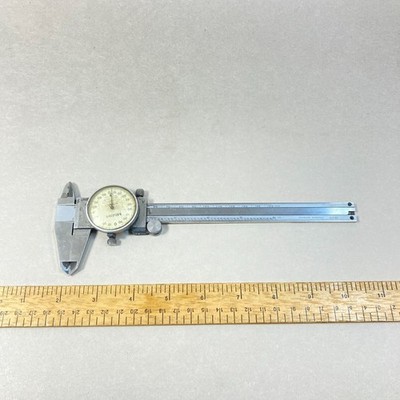 Mitutoyo Dial Caliper .001 6'' Shock Proof #507-626-50 Japan