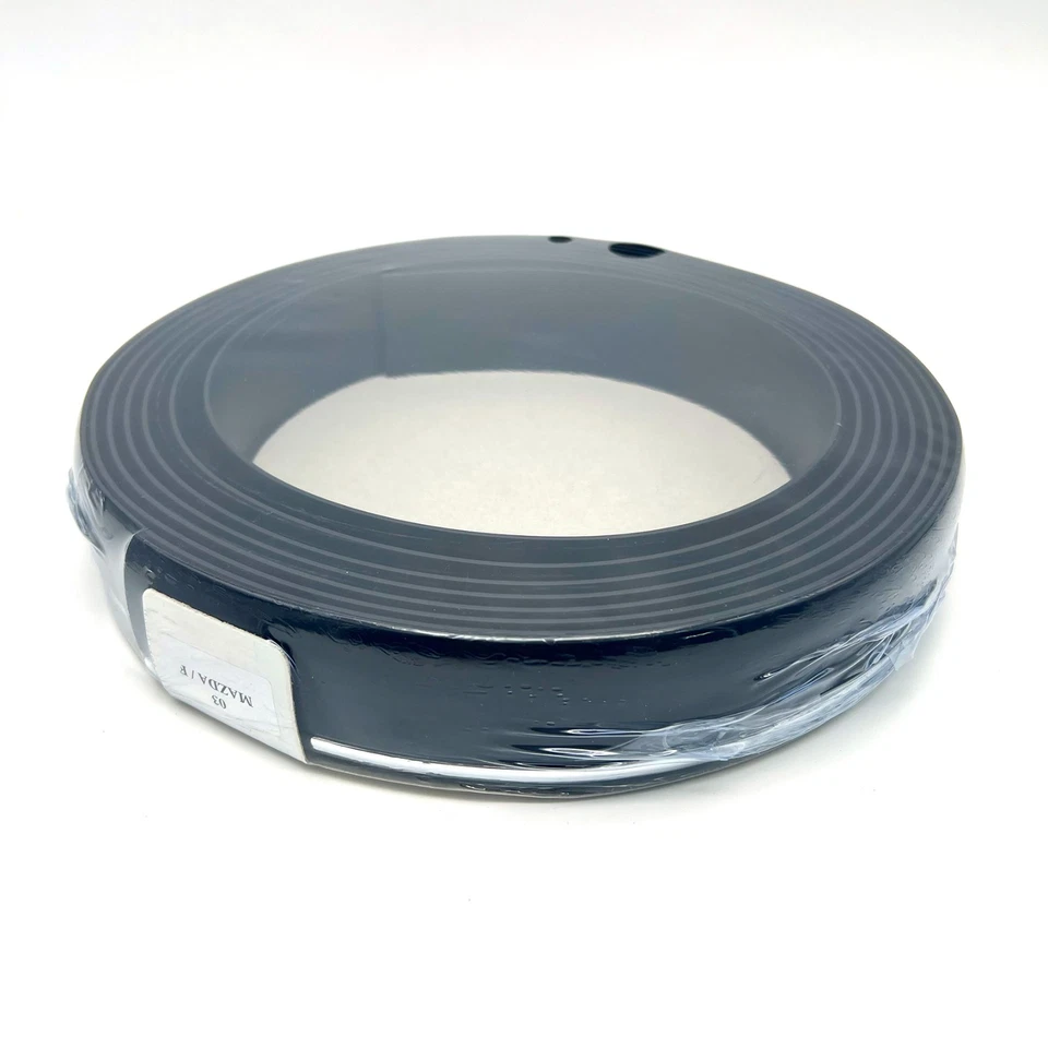 Tira de goma de protección contra impactos laterales de coche negra para Mazda 1 rollo 1 coche Foto 4 de 4