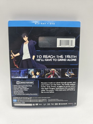 Solo Leveling: Season 1 (Blu-Ray + DVD) - New Sealed Mint with Slipcover - Picture 8 of 8