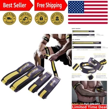 Occlusion Bands,4 Pack 2 Bicep Bands,2 Leg Bands, Comfortable Elastic Bands f...