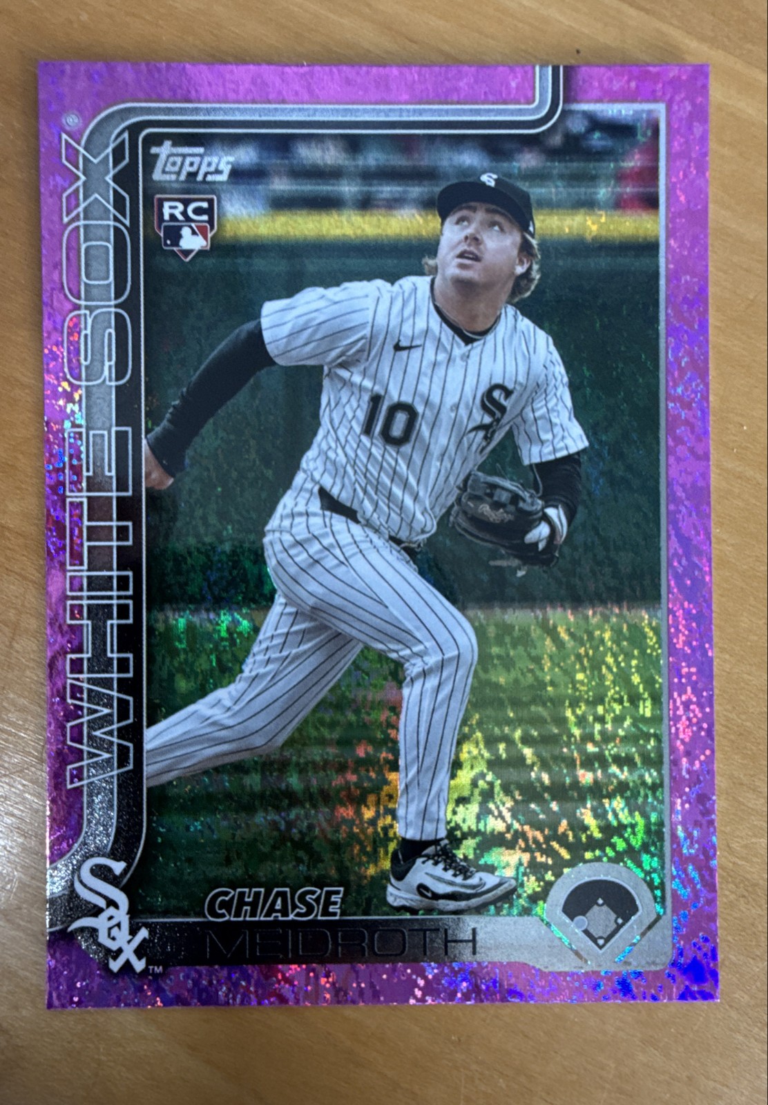 2025 Topps Update Series - Chase Meidroth #US337 Pink Holo Foil (RC)