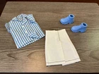 Vintage Mattel Barbie Ken Doll Clothes Shirt Shorts Shoes Set Lot