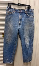 Vintage Levi 550 Jeans Mens 36x30 Blue Orange Tab Light Relaxed Tapered Leg 90s